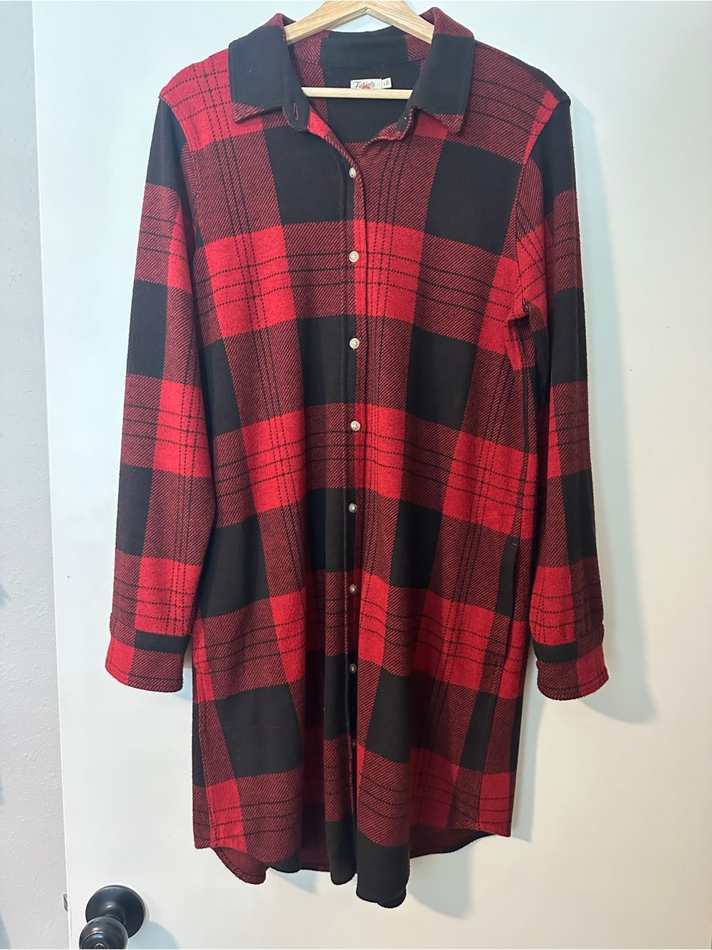 Faherty Buffalo Check Flannel Shirt Dress